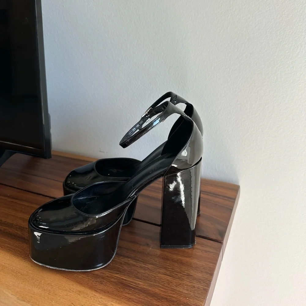 Used Paris Texas Black Delilah Heels - Picture 10 of 10